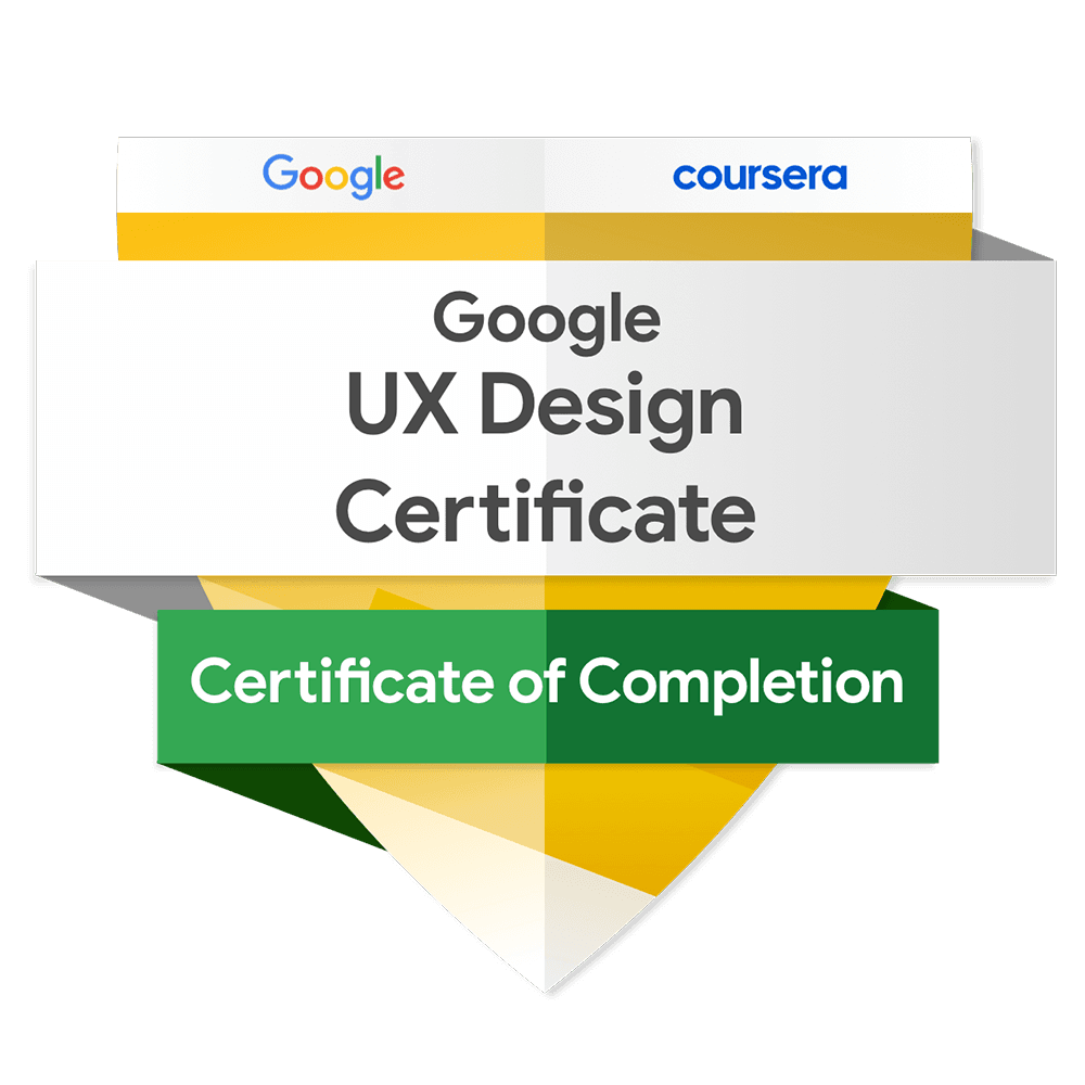 Google UX Design Professional Certificate (v2) Credly Badge