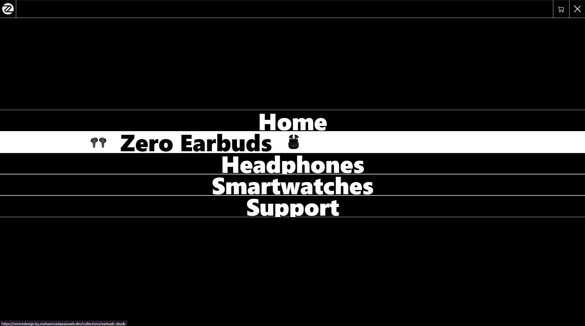 Zero Lifestyle Interface View 4